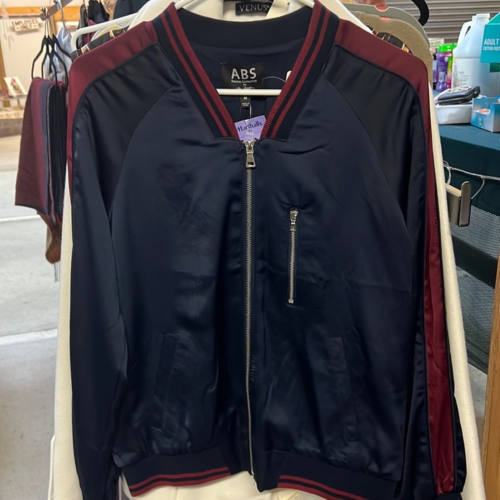 Brand New Silk Bomber Jacket